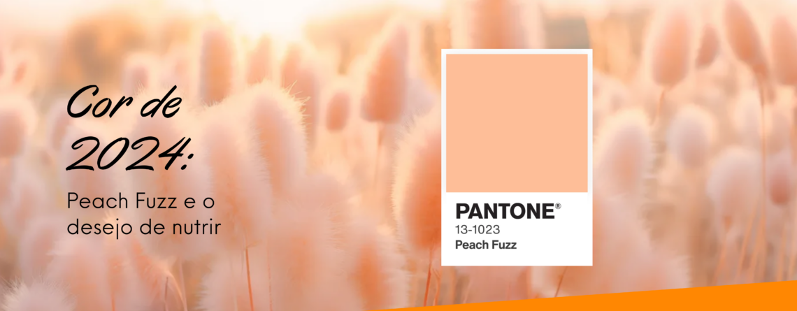 Cor de 2024: Peach Fuzz e o desejo de nutrir