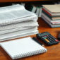 Custo da apostila impressa por aluno: conta em 5 anos